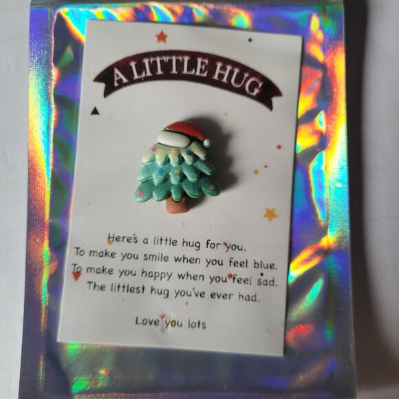 Set of 5 Christmas "A Little Hug" - Picture 5 of 5